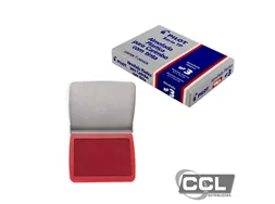 Almofada para carimbo n� 3 tampa pl�stica vermelha Pilot