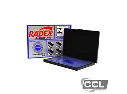 Almofada para carimbo n� 4 azul Radex