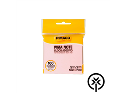 Bloco Adesivo Pimaco 76mm x 76mm rosa pastel 100 folhas