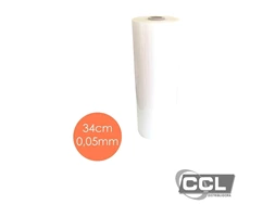 Bobina pl�stica 34cm x 60m x 0,05 Polaseal