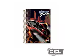 Caderno espiral capa flex�vel 1/4 - 96 folhas M�xima