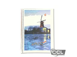 Caderno universit�rio espiral capa flex�vel 1x1 96 folhas M�xima