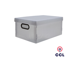 Caixa organizadora m�dia cristal Dello 2171-H