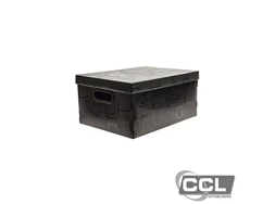 Caixa organizadora m�dia preta Dello 2171-H