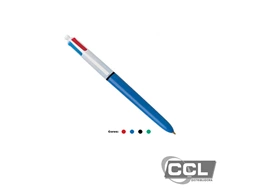 Caneta esferogr�fica Bic com 4 cores