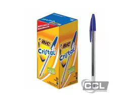 Caneta esferogr�fica Bic cristal azul - unidade