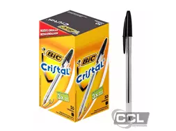 Caneta esferogr�fica Bic cristal preto - unidade