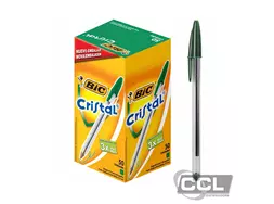 Caneta esferogr�fica Bic cristal verde - unidade