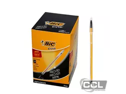 Caneta esferogr�fica Bic fina 0,8 preta