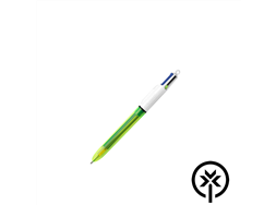 Caneta esferogr�fica com 4 cores highlighter fluo Bic