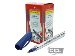 Caneta esferogr�fica Faber-Castell trilux azul