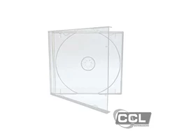 Capa para CD/DVD acr�lico transparente fina - slim Videolar