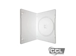 Capa para CD/DVD em pl�stico leitoso