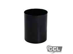 Cesto de lixo pl�stico r�gido preto 12 litros Plastitalia
