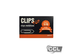Clipe n� 0(1/0) galvanizado com 100 unidades Clipstop