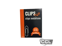 Clipe n� 4/0 galvanizado com 400 unidades Clipstop