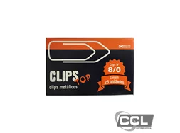 Clipe n� 8/0 galvanizado com 25 unidades Clipstop