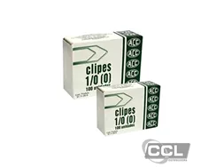 Clipes n� 0 (1/0) galvanizado com 100 unidades ACC