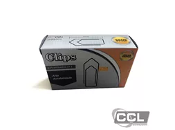 Clipes n� 1 galvanizado com 100 unidades Jocar Office