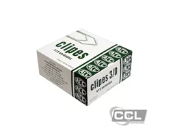 Clipes n� 3/0 galvanizado 500gr com 415 unidades ACC