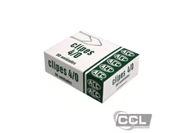 Clipes n� 4/0 galvanizado com 50 unidades ACC