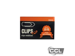 Clips n� 2/0(00) galvanizado com 100 unidades Clipstop