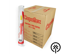 Copo descart�vel 200ml ps branco Copoflex com 2500 unidades