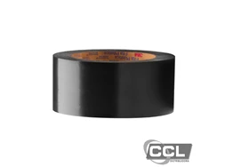 Fita para demarca��o solo 50mm x 30m preta 471 3M