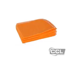Flanela de algod�o 28cm x 48cm laranja