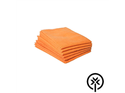 Flanela de algod�o 38cm x 58cm laranja