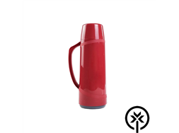 Garrafa t�rmica 1L cristal Soprano vermelha