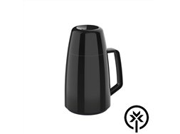 Garrafa t�rmica 500ml lotus preta Soprano