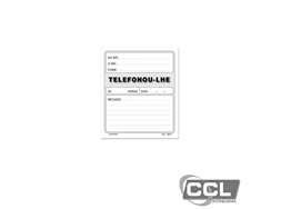 Impresso bloco telefonou-lhe S�o Domingos