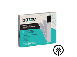 L�mina para estilete estreito 9mm com 10uni Bazze B4011