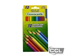 L�pis de cor 12 unidades redondo Faber-Castell Greencastle