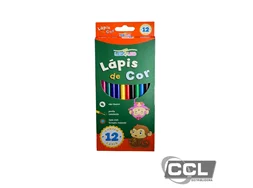 L�pis de cor 12 unidades redondo flex�vel Leo&Leo 4692