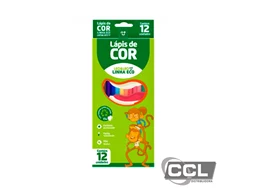 L�pis de cor 12 unidades sextavado eco Leo&Leo - 4220