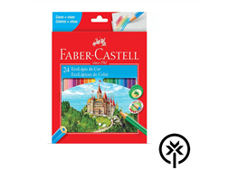 L�pis de cor 24U sextavado Faber 120124G