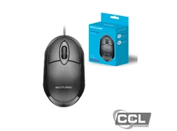 Mouse �ptico USB Multilaser preto -MO300