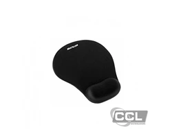 Mouse pad de gel com apoio (m�dio) preto Multilaser - AC024