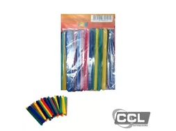 Palito de picol� colorido com 50 unidades