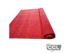 Papel crepom vermelho - rolo