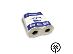 Papel higi�nico 300m 100% celulose Papier 2008 com 8 rolos