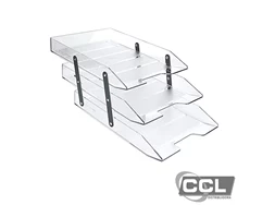 Papeleira m�vel tripla cristal Acrimet - 245