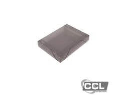 Pasta aba el�stico polipropileno of�cio 5,5cm fum� Polibr�s