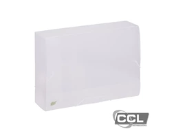 Pasta aba el�stico polipropileno of�cio 5cm cristal Yes CX050S
