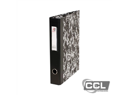 Pasta AZ of�cio lombo largo estampada com prendedor Polycart