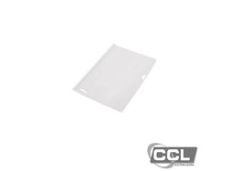 Pasta canaleta A4 cristal Polibr�s - Unidade