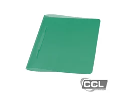 Pasta com grampo em pl�stico polipropileno ref.0291.T Delloplus verde