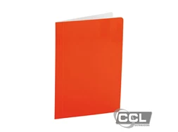 Pasta com grampo pl�stico DelloPlus laranja 0290K